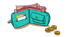 Gif argent monnaie